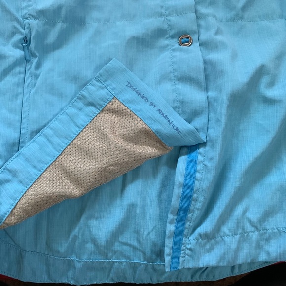 Outdoor Research blue long sleeve button down top - Picture 8 of 9